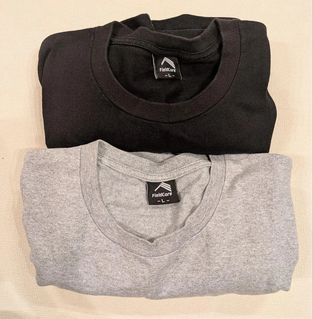 ワークマン、FieldCore長袖 Tシャツ 2枚セット Lサイズ