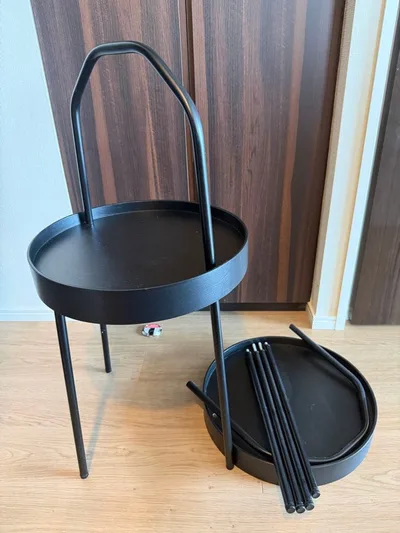 IKEA BURVIK サイドテーブル ブラック 2個
