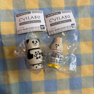 S)CYILABO チイラボ ミニチュアフィギュアコレクション パンダ ウサギ
