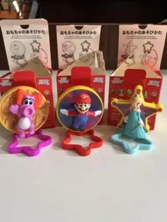 スーパーマリオ ギャラクシー フィギュア マクドナルド ハッピーセット 3点
