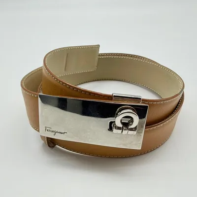 Salvatore Ferragamo フェラガモ ガンチーニ レザー ベルト