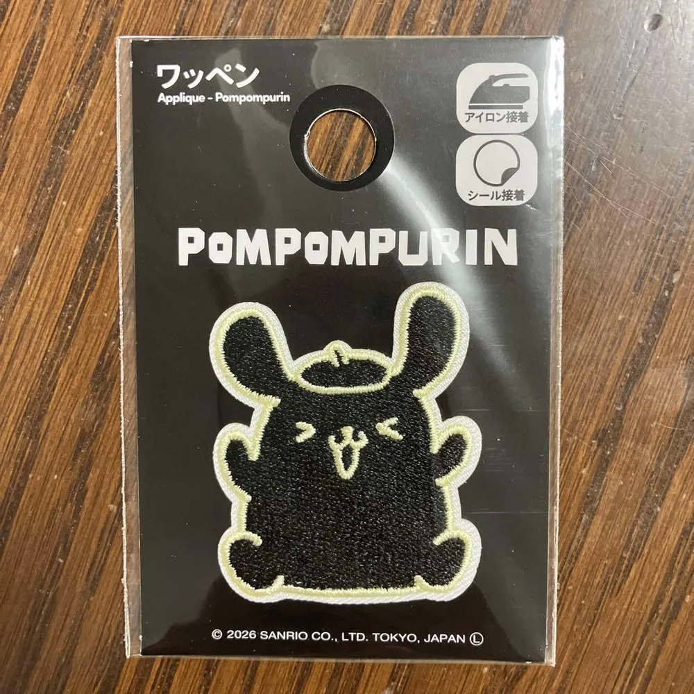 ポムポムプリン モノクロワッペン サンリオ