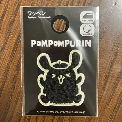 ポムポムプリン モノクロワッペン サンリオ