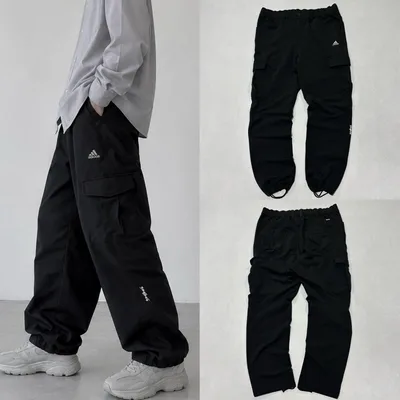 00s Adidas シェル イージー カーゴパンツ ドローコード Tech