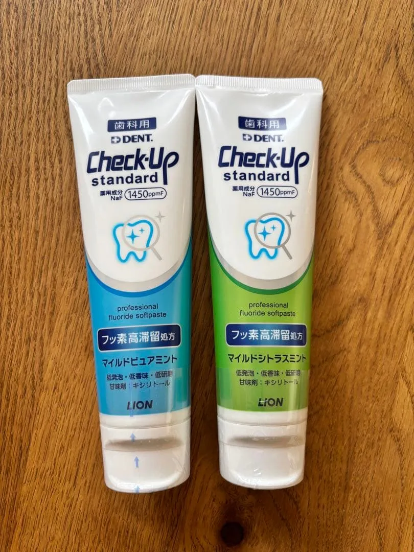DENT. Check-Up standard 2本セット 歯磨き粉
