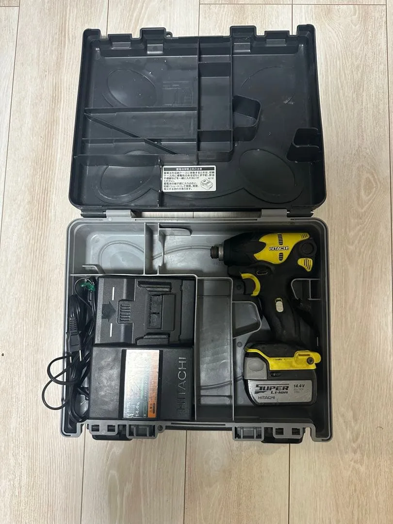 【中古】日立工機 WH14DSL インパクトドライバー