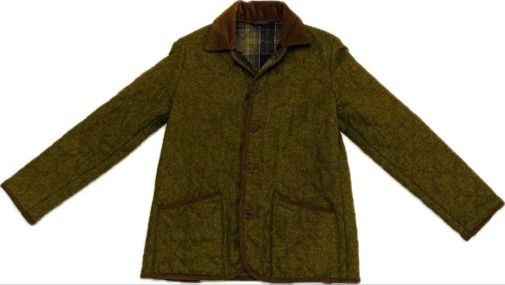 【人気】Barbour キルティングジャケット オリーブ メンズ 36サイズ