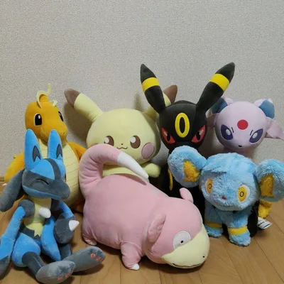 ポケットモンスター めちゃもふぐっとぬいぐるみ まとめ売り ヤドン ブラッキー