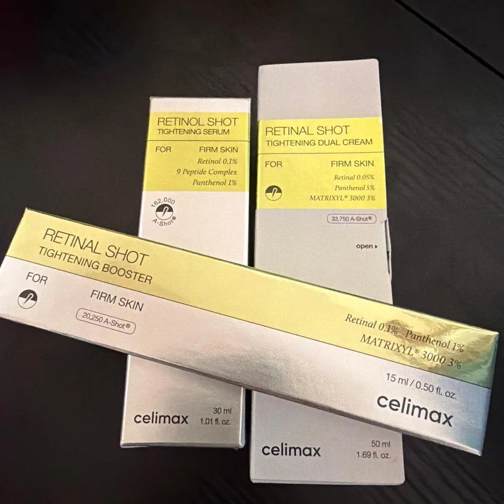 新品Celimax Retinal Shot Cream booster3点