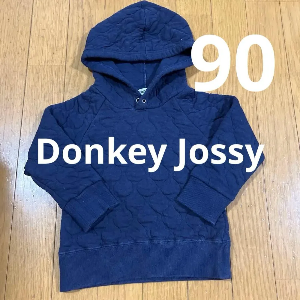 Donkey Jossy キッズ パーカー 90cm ネイビー