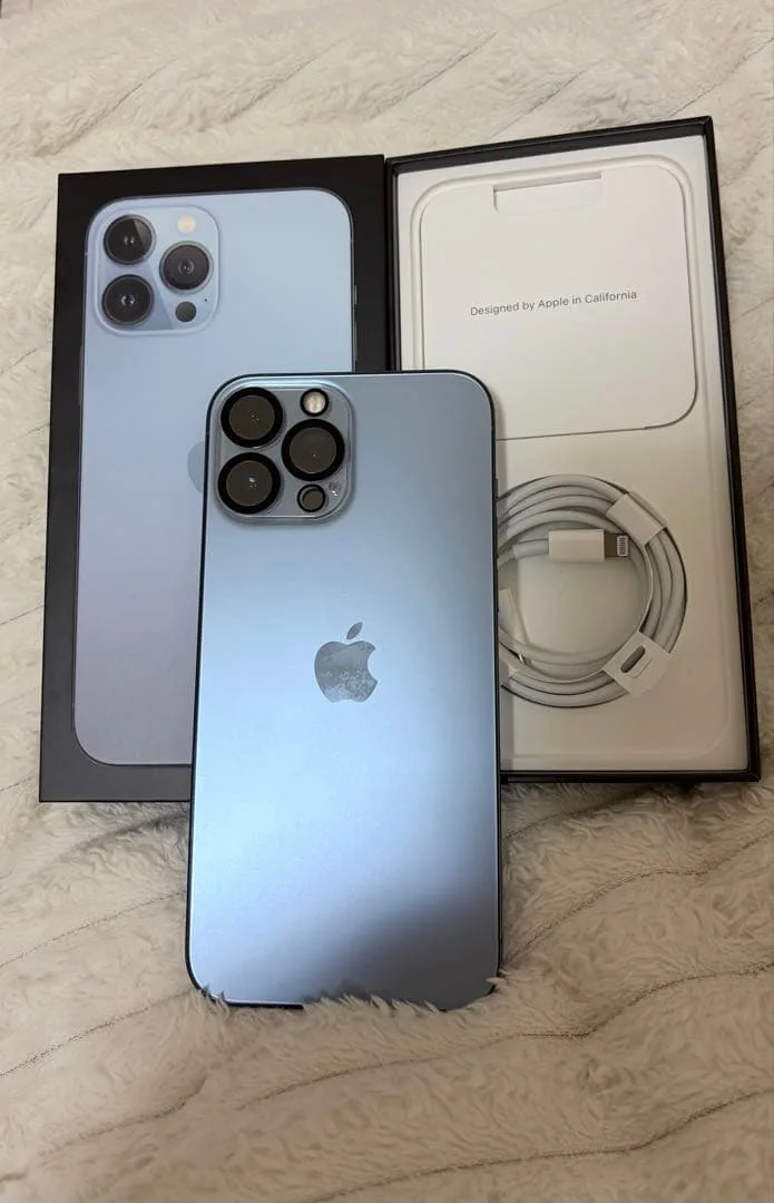 【美品】iPhone 13 Pro 256GB ブルー SIMフリー