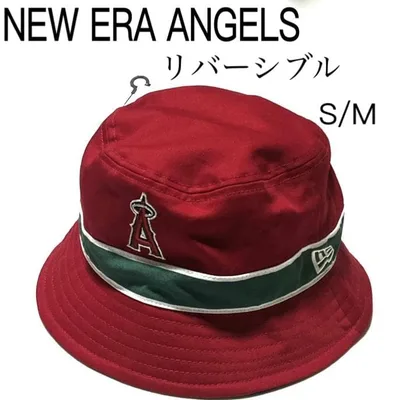 ニューエラ エンゼルス リバーシブル バケットハット NEW ERA MLB