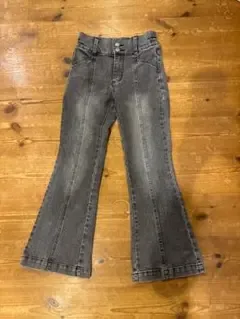 Lovetoxic フレアパンツ グレー