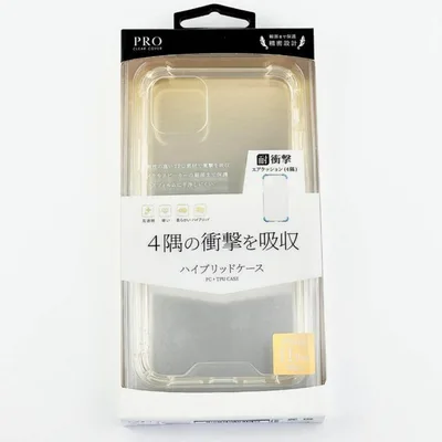 新品 iPhone11ProMax 耐衝撃 スケルトン シンプル ガード付き