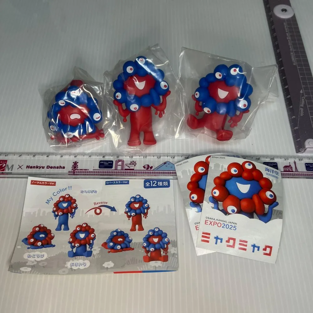 ガチャのエキスポ2025海洋堂ミャクミャクカプセルフィギュア 3体セットA
