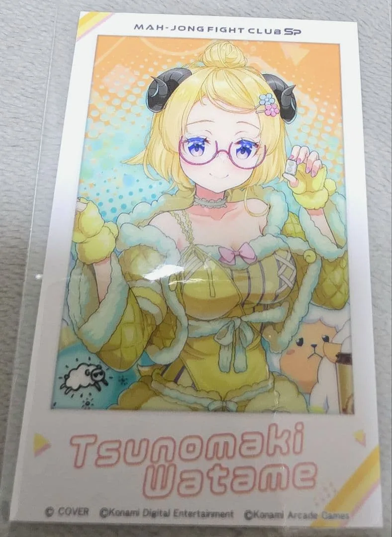 角巻わため 麻雀格闘倶楽部sp チェキ風カード ホロライブ
