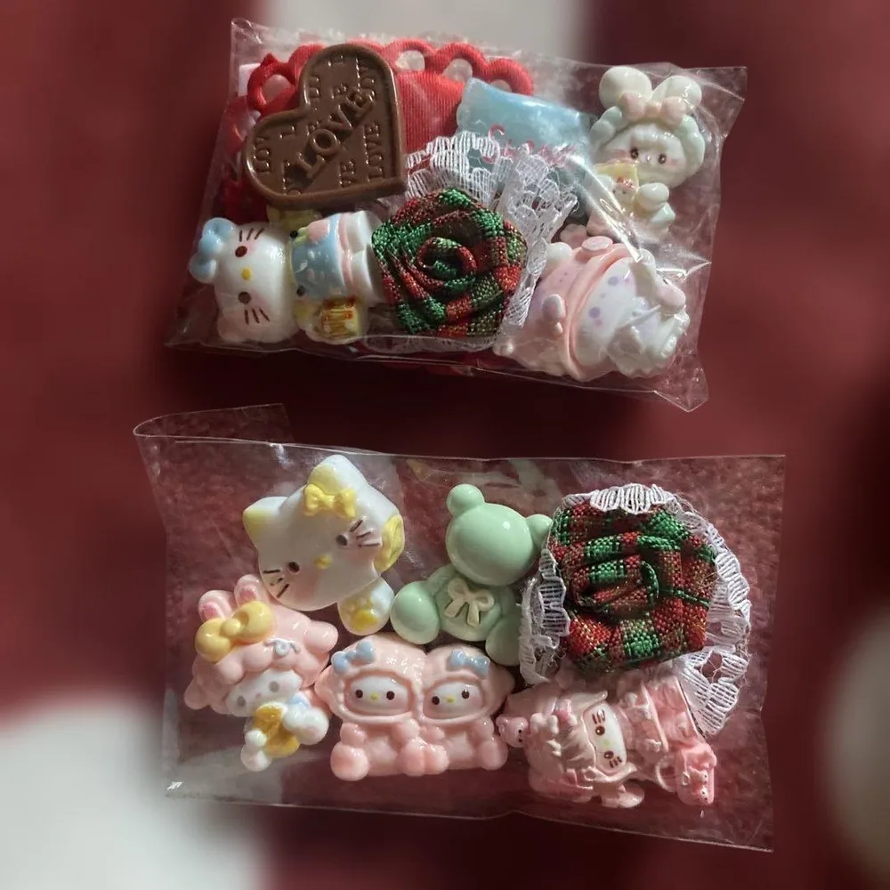 ハンドメイド デコレーションパーツ セット サンリオキャラクター風まとめ売り