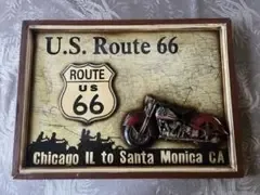 U.S. Route 66 立体ウォールアート 壁掛け