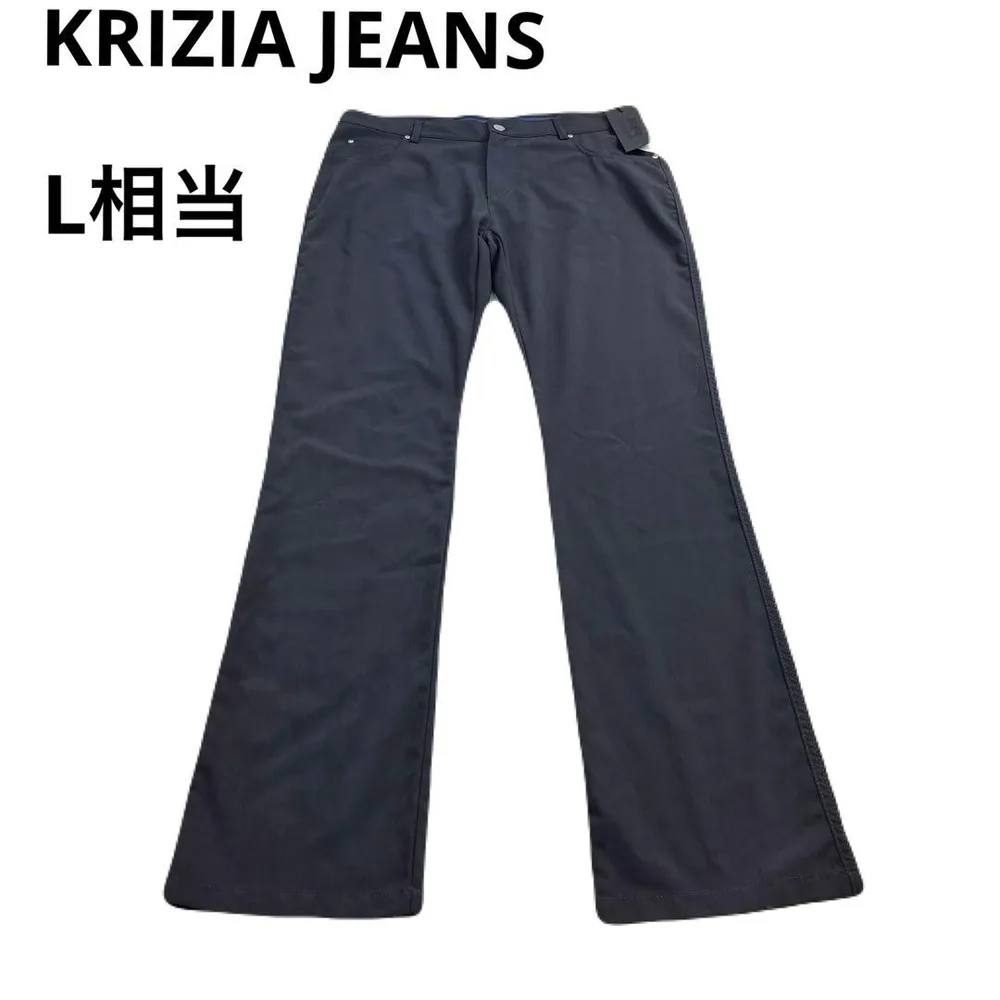 新品 最高級 KRIZIA JEANS パンツ ブラック