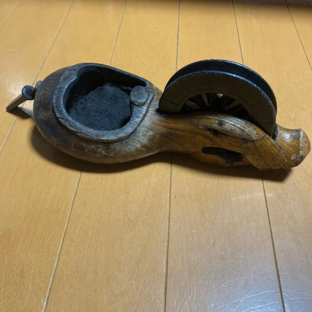 アンティーク木製 墨つぼ