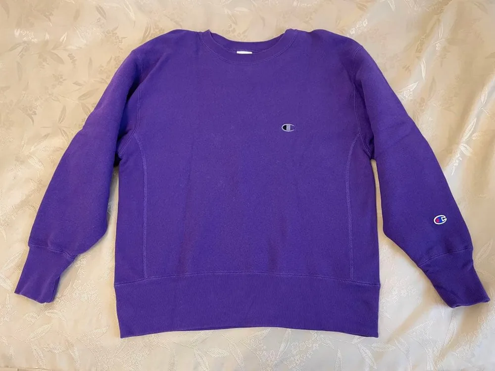 Champion チャンピオン REVERSE WEAVE スウェット パープル