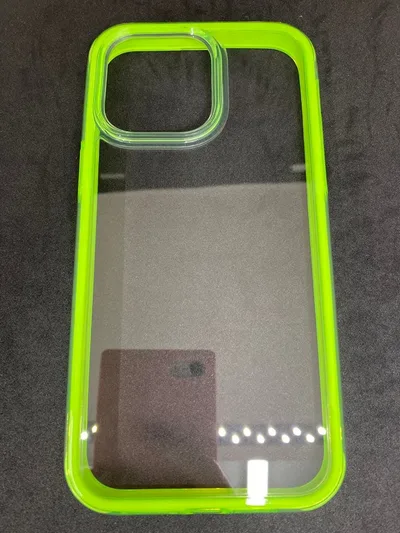 iPhone14ProMax用ケース アイフォン14プロマックス ネオングリーン