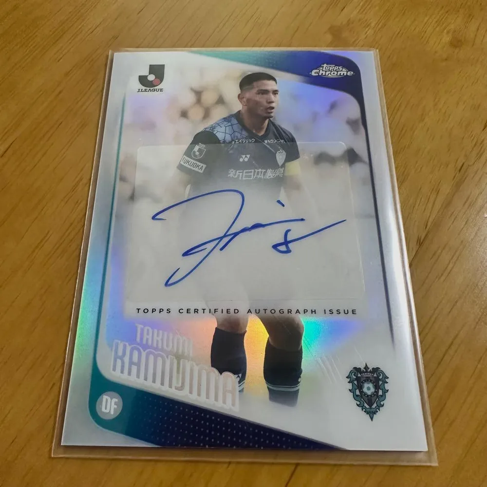 激レア‼️ 上島拓巳 直筆サインカード Topps Chrome Jリーグ