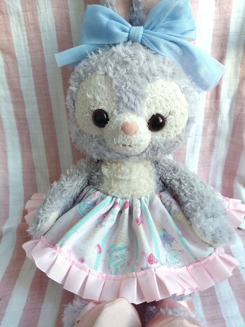 ハンドメイド ぬいぐるみ用スカート アイス柄