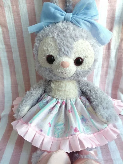 ハンドメイド ぬいぐるみ用スカート アイス柄