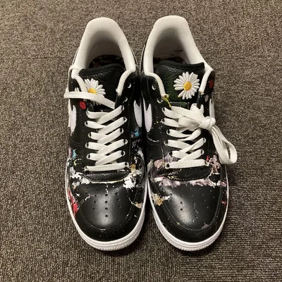 NIKE PEACEMINUSONE×NIKE AIR FORCE 27cm黒
