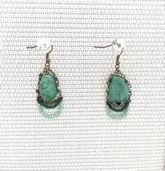 アリゾナターコイズ ピアス