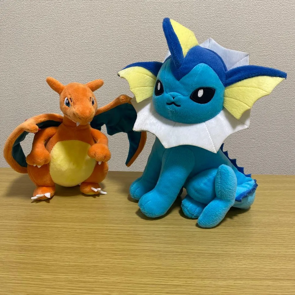 ポケモン ぬいぐるみ リザードン シャワーズ 2体セット
