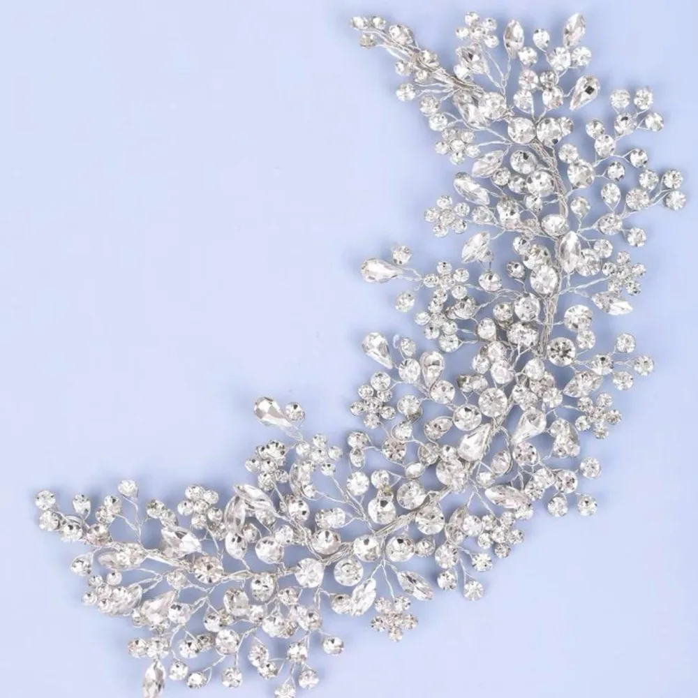 髪飾り ヘッドドレス ブライダル ヘアアクセサリーウェディング 結婚式 ティアラ