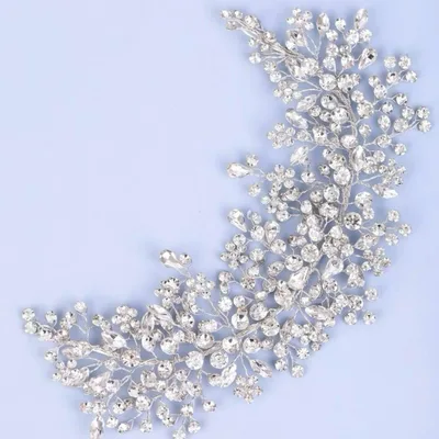 髪飾り ヘッドドレス ブライダル ヘアアクセサリーウェディング 結婚式 ティアラ