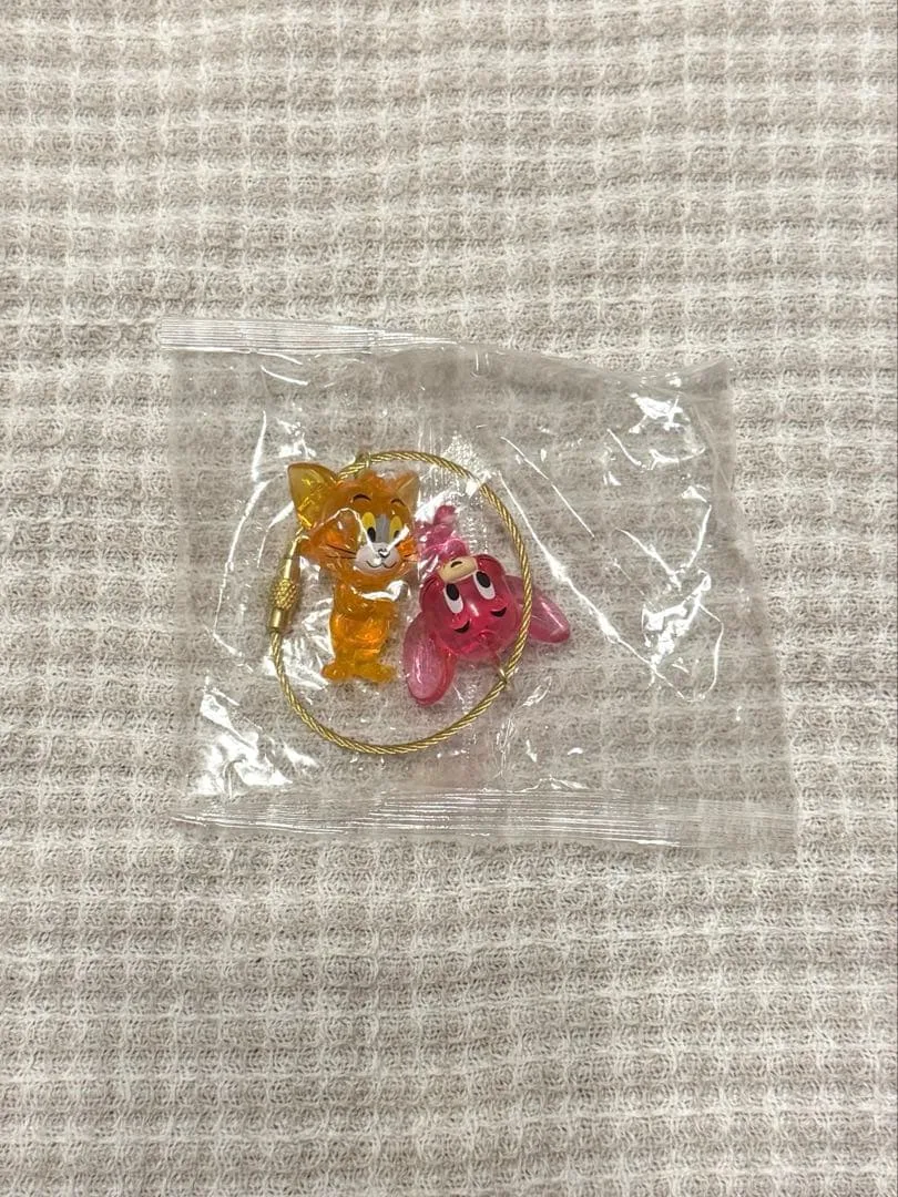 トムとジェリー なかよくけんかしな ニコイチマスコット Dオレンジ×ピンク