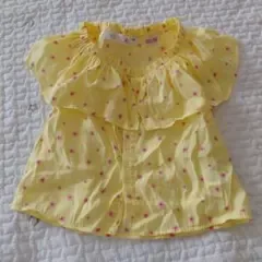 ZARA キッズ ブラウス 花柄 イエロー 98cm