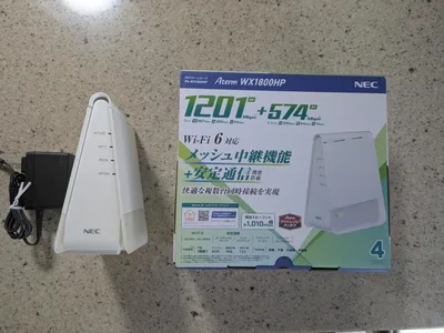 NEC Aterm WX1800HP Wi-Fi 6 ルーター 本体