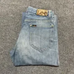 【SB331】 Lee ストレートパンツ インチ27相当 ブルー 濃紺