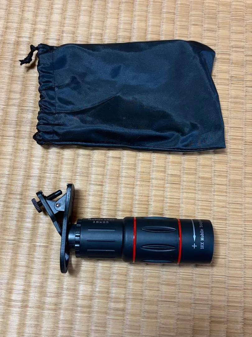 18x25 スマホ用望遠レンズ クリップ式