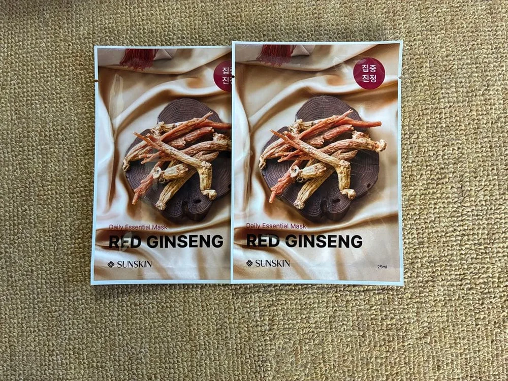 SUNSKIN RED GINSENG シートマスク 2枚セット