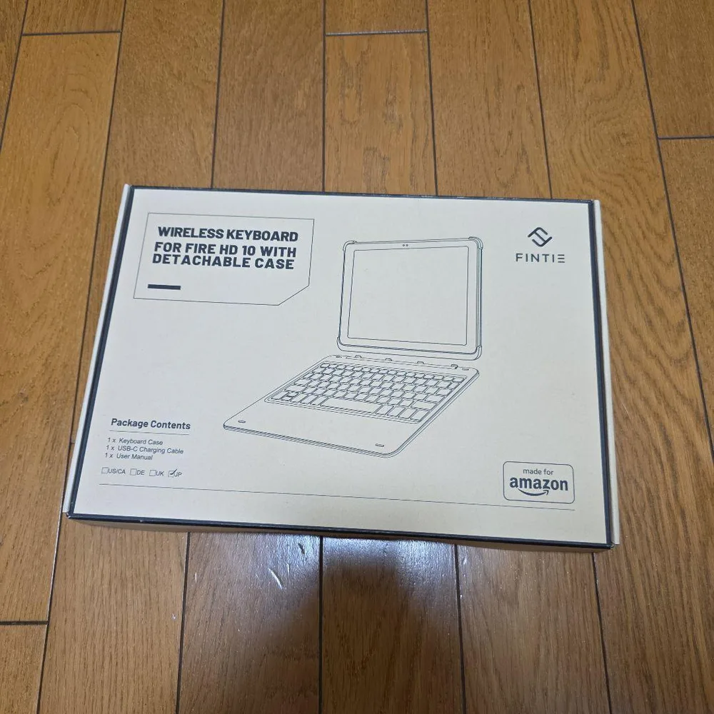 FINTIE Fire HD 10用 ワイヤレスキーボード付きケース