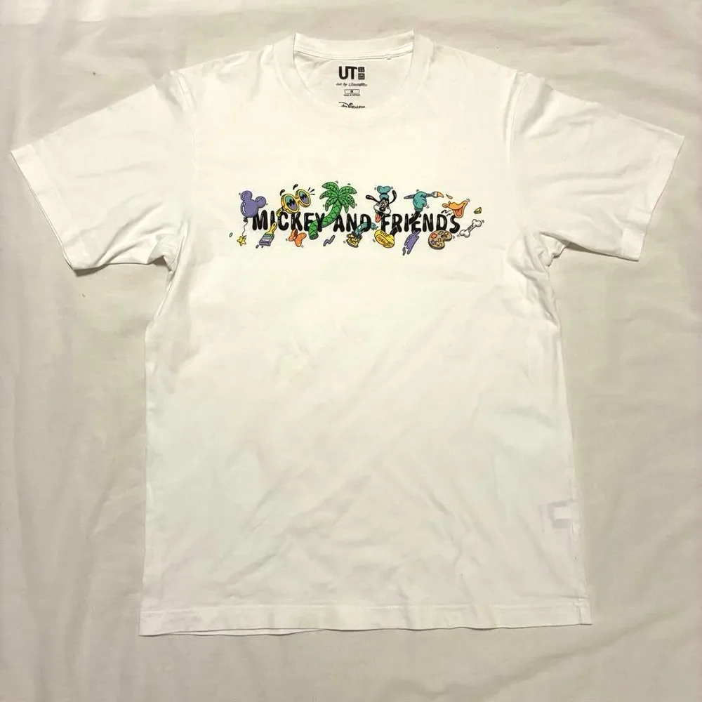 UNIQLO UT ミッキー&フレンズ Tシャツ 白 Mサイズ