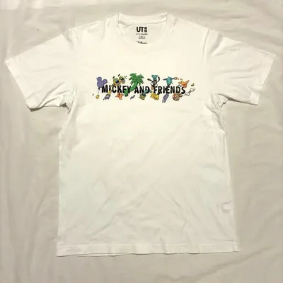 UNIQLO UT ミッキー&フレンズ Tシャツ 白 Mサイズ