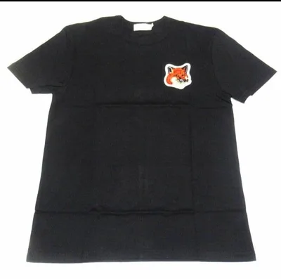 MAISON KITSUNÉ フォックスパッチ Tシャツ ブラック M 新品