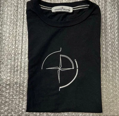 STONE ISLAND ブラック Tシャツ Sサイズ