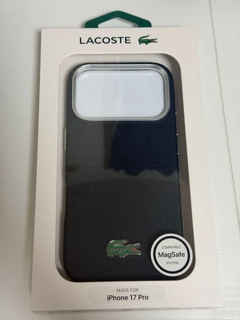 【新品】iPhone17Proケース LACOSTE MagSafe対応