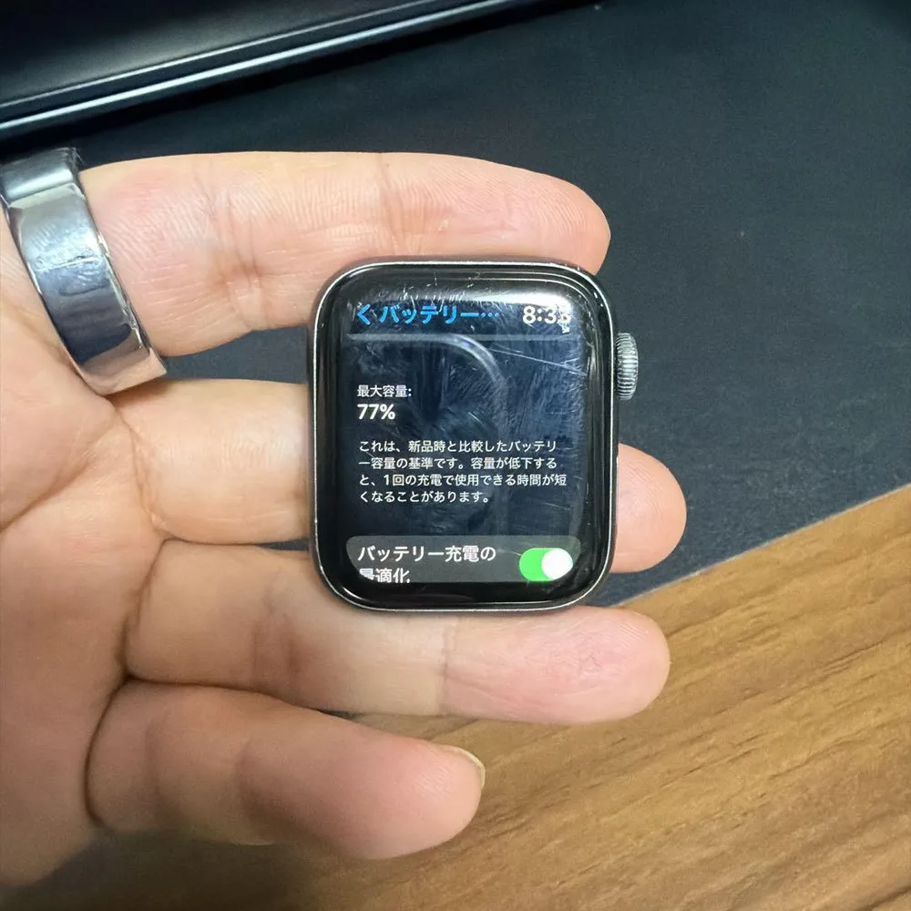 AppleWatch season4 40mm スペースグレイ GPSモデル