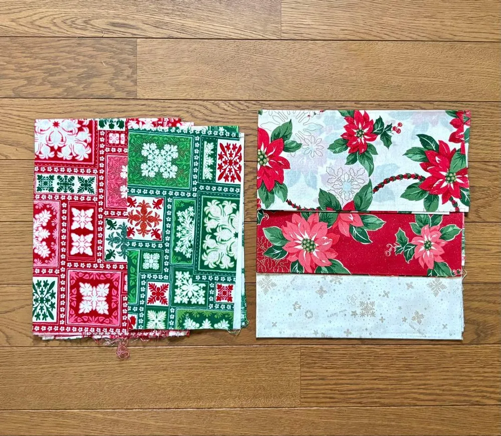 【キャシーマム】クリスマス 生地 まとめ売り⦅5枚⦆