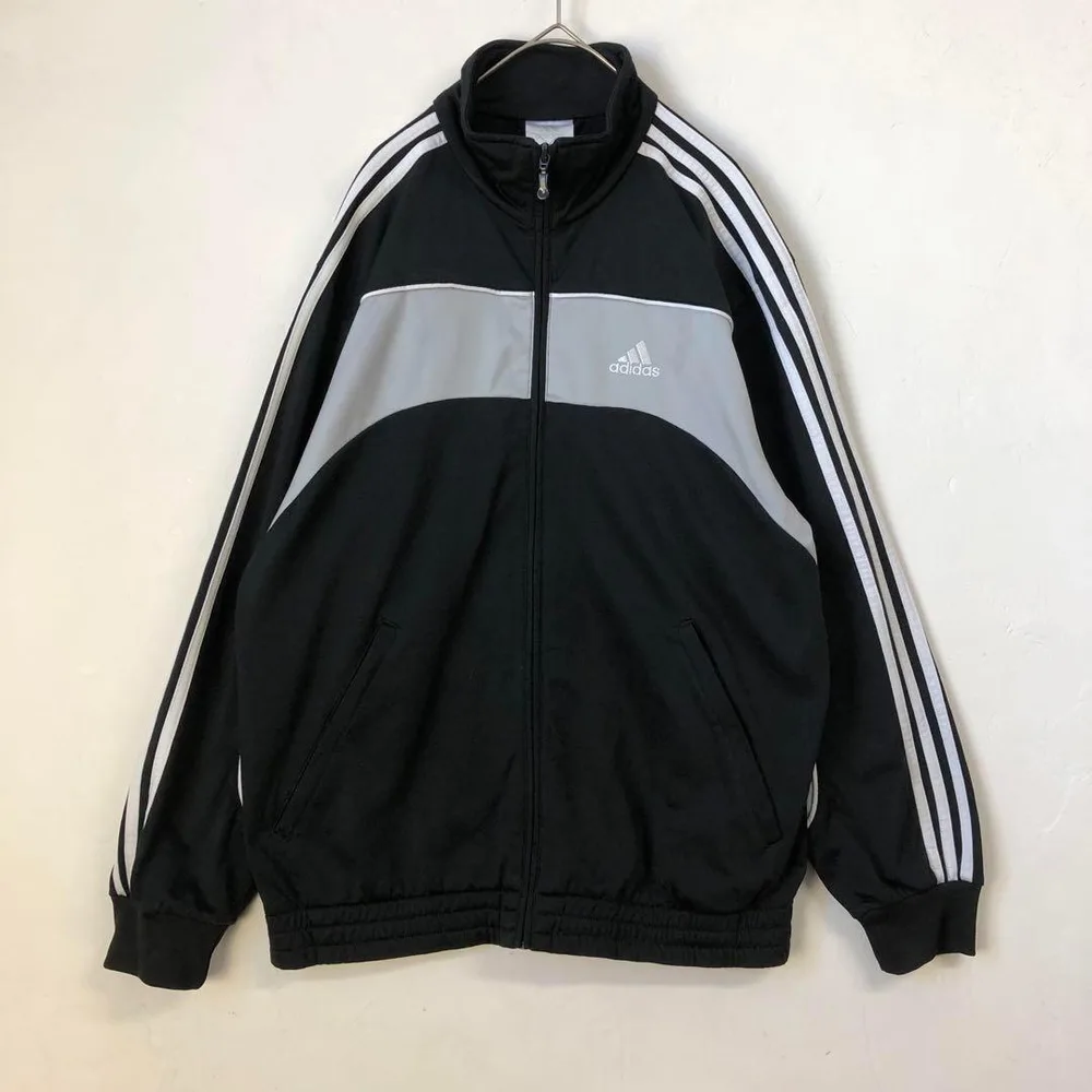 3128 adidas アディダス ジャージ トラックジャケット 袖ライン