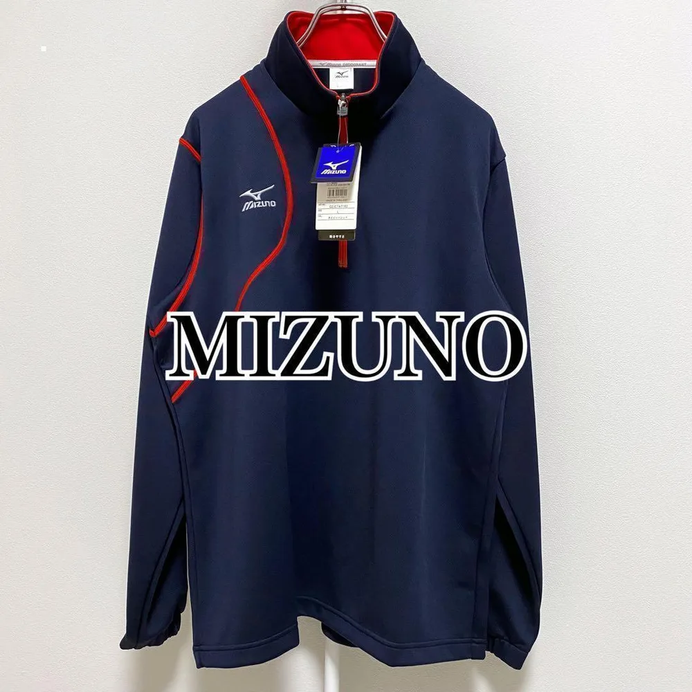 MIZUNO ハーフジップアップジャケット ジャージ トレーニングウェア L